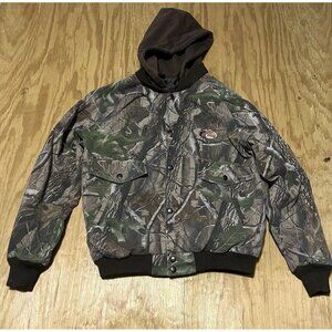 Kids Youth Red Head Camo Bass Pro Shops Hunting Jacket Size Large